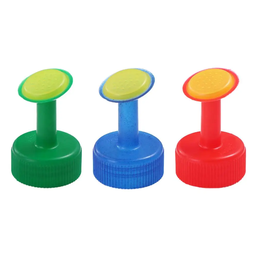 Easy to install Plastic Watering Nozzl Small Lightweight Watering Can Head Bottle Cap Design Flower Watering Nozzle