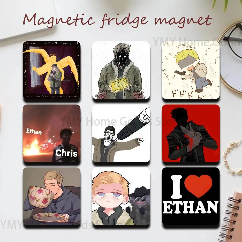 Aimant magnétique pour réfrigérateur R-ResidentEvil Ethan Winters, décoration commémorative en PVC pour la famille, les amis, les étudiants et les adultes