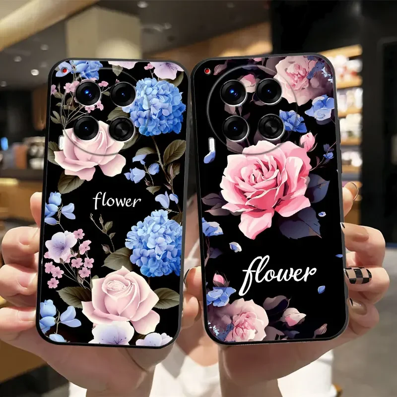 Luxury Flower Cat For Tecno Camon30 4G 5G Case Soft Silicone Shockproof Cover For Tecno Camon 30 Pro Premier Phone Case Bumper