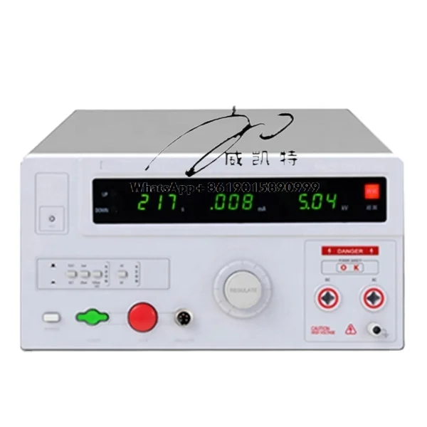 Probador de Volta Digital Hi-Pot, laboratorios AC/DC, estilo de onda de potencia electrónica, equipo de prueba de equipos médicos de servicio de continuidad