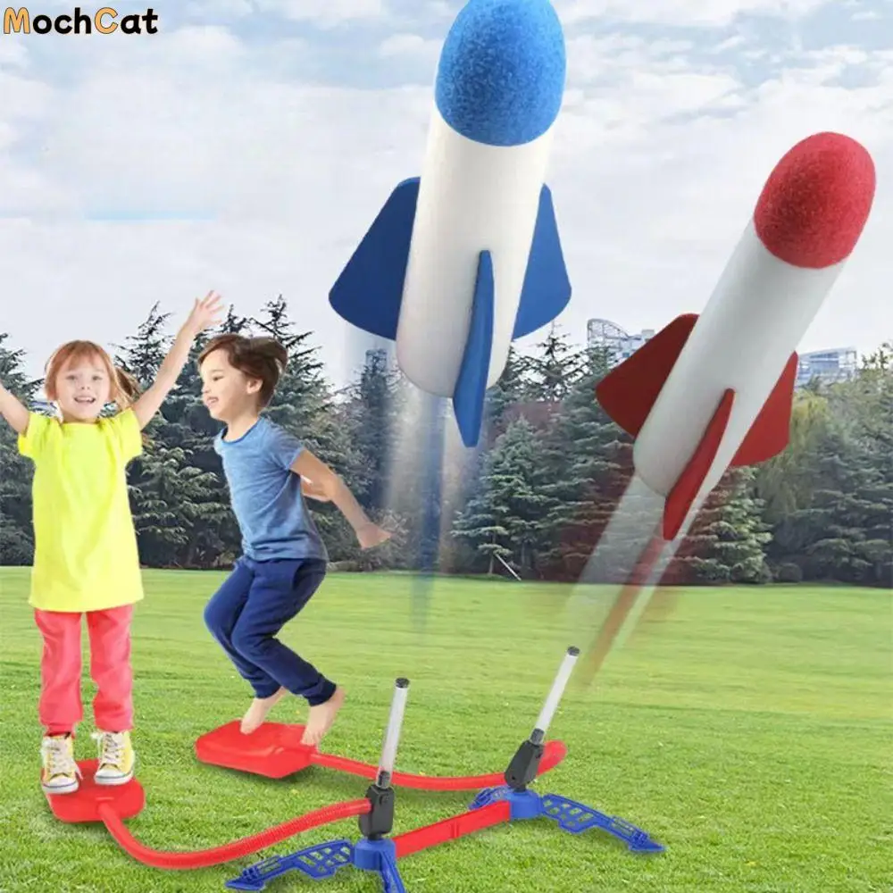 

Sport Ejection Flying Sport Games Fire A Rocket Flash Launch Rocket Small Rockets Foot-stepping Rocket Toys Foot Transmitter