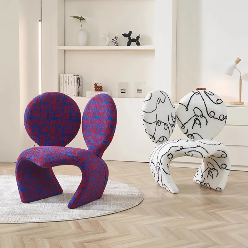 Nordic Small Living Room Chairs Modern Beige Weird Wingback Living Room Chairs Cozy Luxury Sillones Modernos Furniture Home