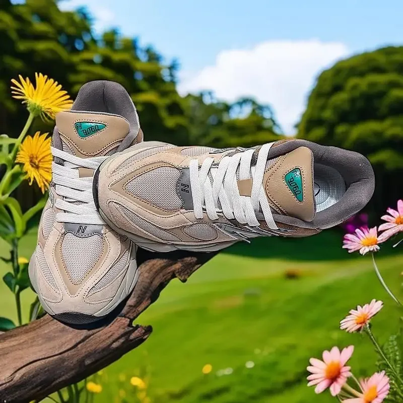 

versatileVersatile Dad Shoes Millennium Elephant Hooves Grey Brown Tall 9060 Men's and Women's Running Casual shoes