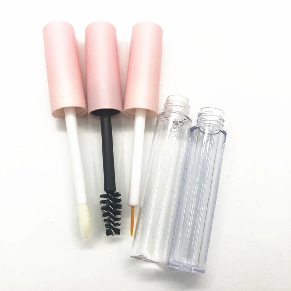 Lip Gloss Tube 1.5ml 5ml 10ml Empty Pink Cap Lipgloss Mascara Tube Eyelash Tube Lip Gloss Bottle Packaging Lipgloss Container