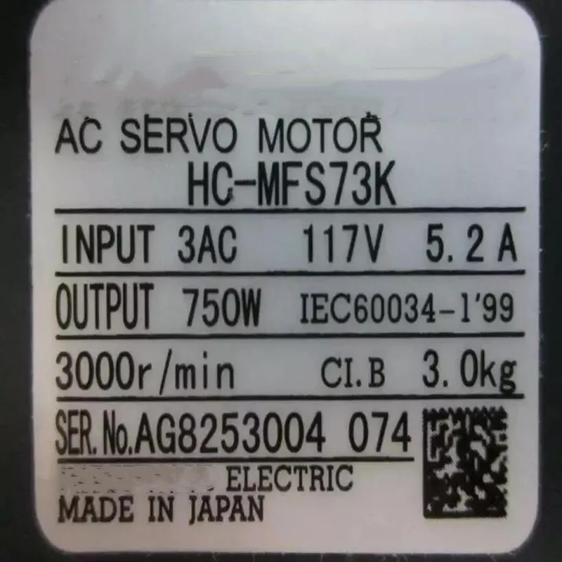 Servo Motor HC-MFS73K In Stock