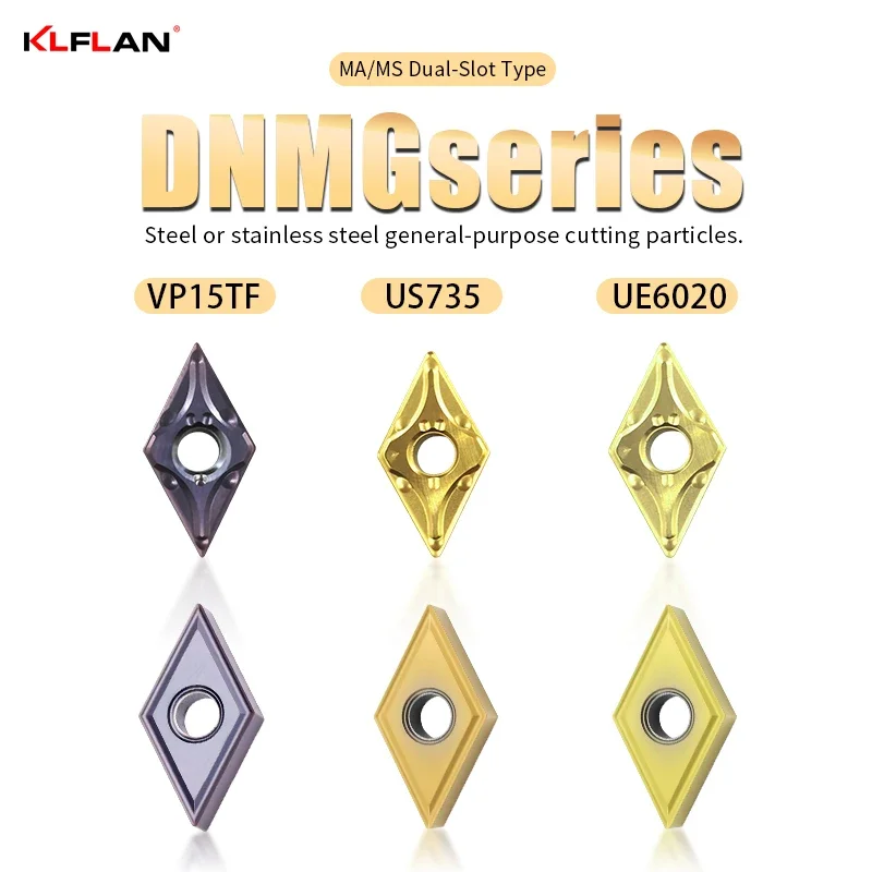 

Stainless Steel CNC Insert DNMG150604 DNMG150608 DNMG1100408 DNMG110404 Universal For Stainless Steel And Steel Sharp