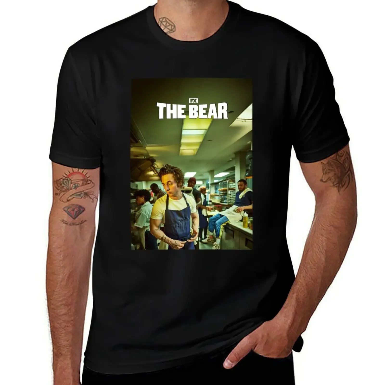 THE BEAR POSTER 02 T-Shirt street wear funny meme t-shirts cute tops custom t shirt mens graphic t-shirts big and tall