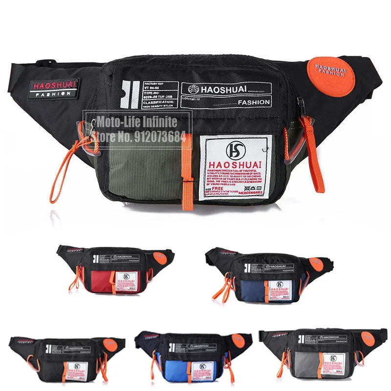 

Men Waterproof Nylon Fanny Pack Waist Bag Hip Bum Belt Messenger Shoulder Pouch Purse Sling Chest Bag Casual Travel Bags