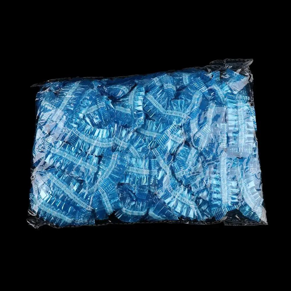 Transparent Cleaning Plastic Bag Disposable Ear Cover Bath Shower One-off Earmuffs Ear Protector Caps