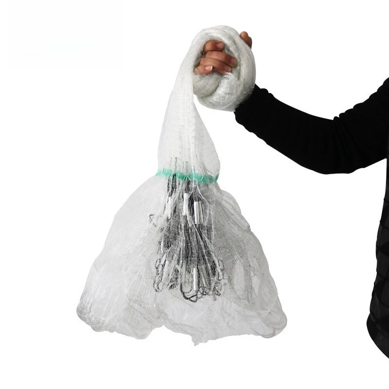 

Традиционная рыболовная сеть из тканого материала, оптовая продажа, ручная рыболовная сеть