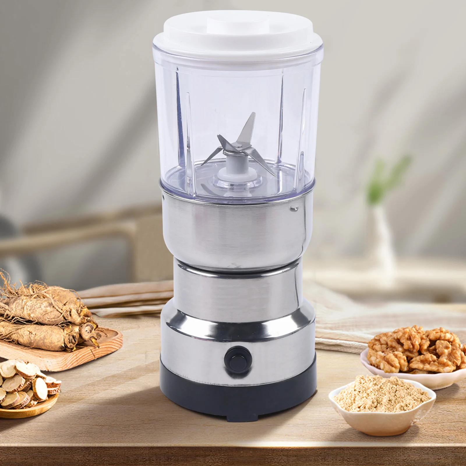 Electric Spice Mill Grain Mill Herb Mill Coffee Mill Multi Crusher for Coffee Beans Spice Pepper Herbs Nuts Medicine Pistachio