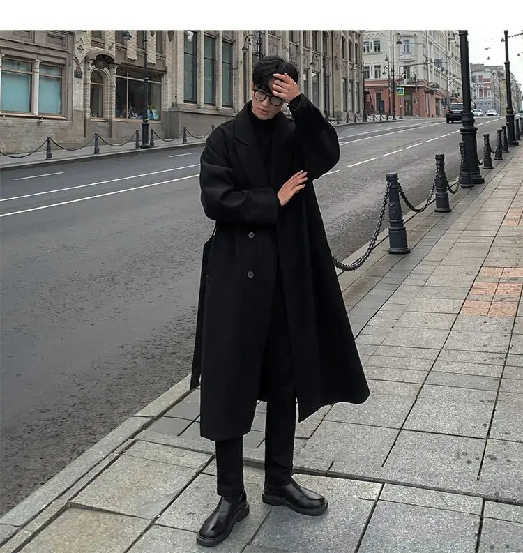 

Мужское винтажное пальто-тренч из вельвета в стиле бальзамакан, готическое, с абстрактным принтом, быстросохнущее, повседневное, итальянский крой, драпировка на плечах, свободный крой, в стиле BF