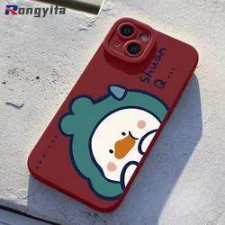 For Realme GT5 GT2 Pro GT Neo 3 2 2T GT2 GT Neo 6 5 SE Q3 3 Pro Phone Case Cute Crocodile Duck Soft Cover