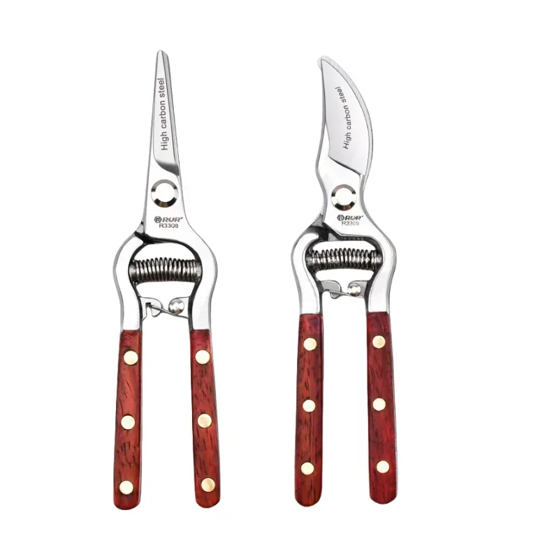 مقصات تقليم الالتفافية الاحترافية - مقص حديقة لجميع الأغراض لتخفيضات صحية على الفروع السميكة وأشجار الفاكهة والزهور