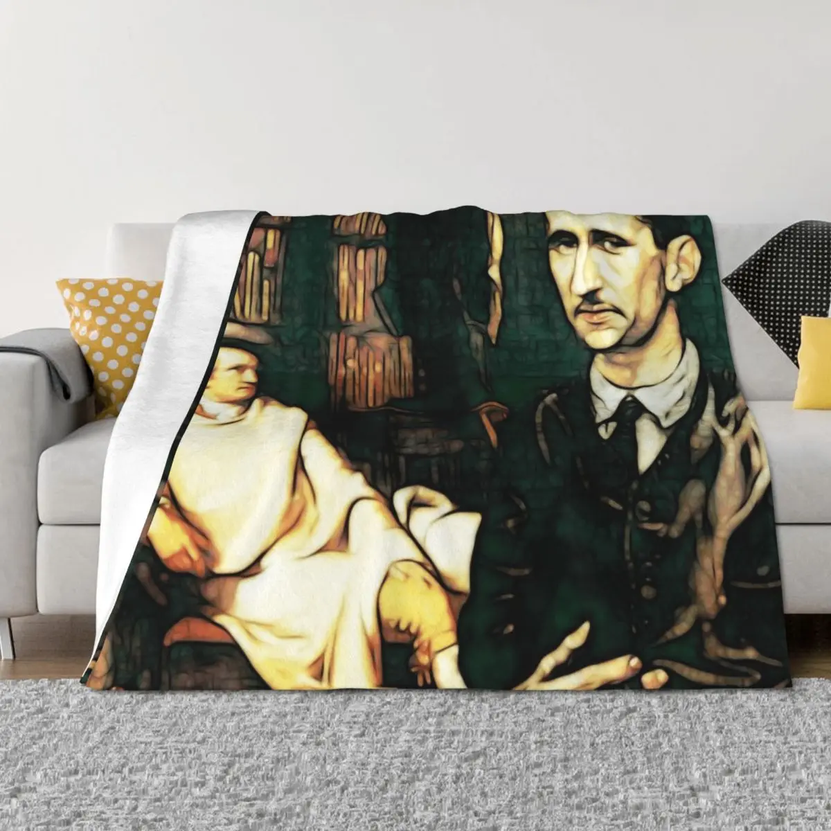 

Brecht and Goethe Throw Blanket Soft Plaid Shaggy For Baby Sofa Quilt Blankets