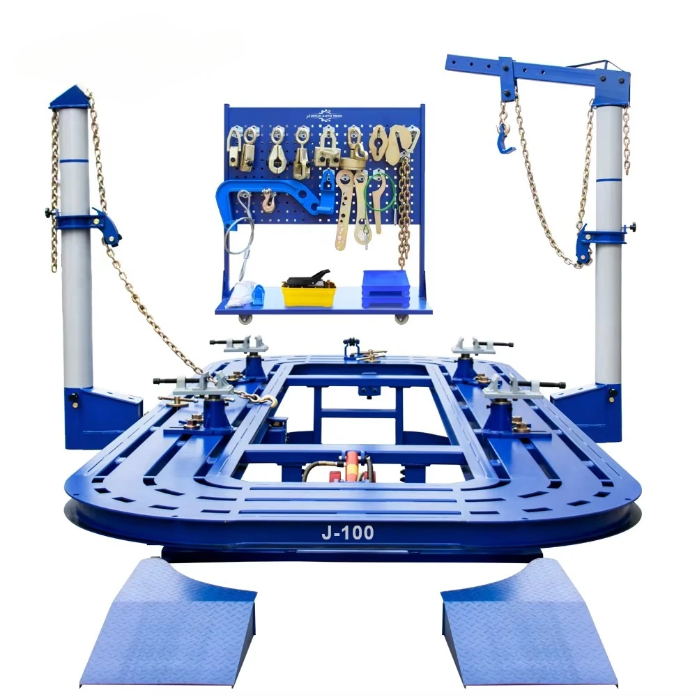 CE Car Bench Chassis Straightener Pulling Machine/auto Body Repair Equipment/ O Liner Car Frame Machine Shop Auto Body