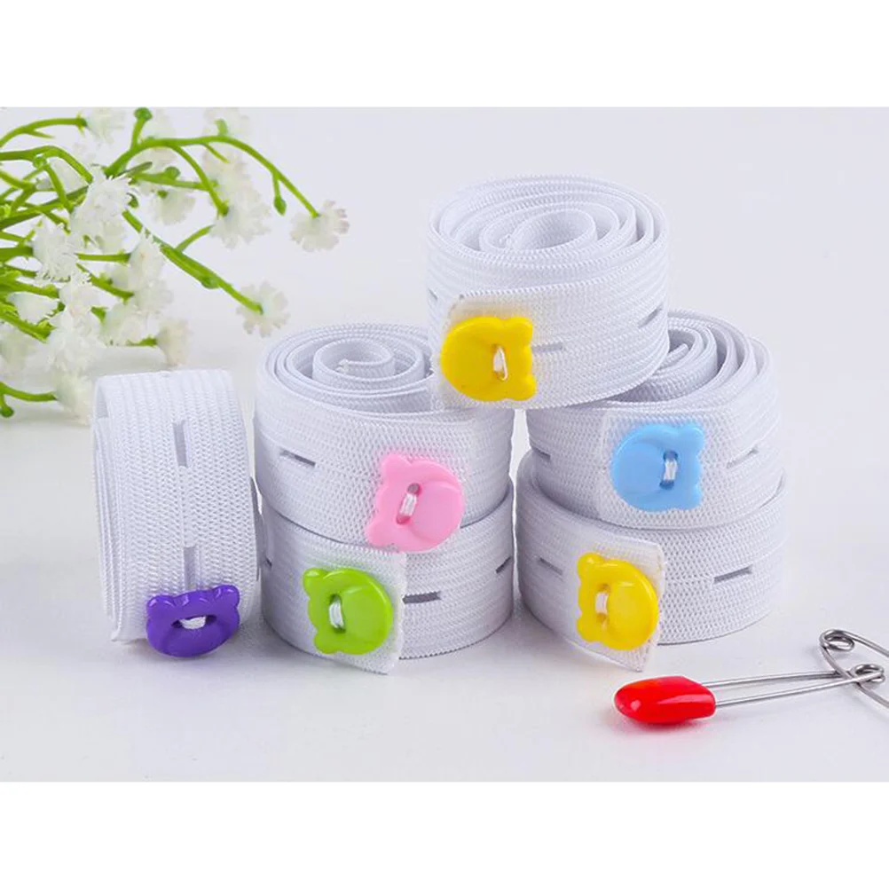 20pcs Fold Over Elastic Infant Diaper Tape Nappy Fixing Adjustable Fasteners Soft Comfortable Healthy Skin Buckles Easy Wear