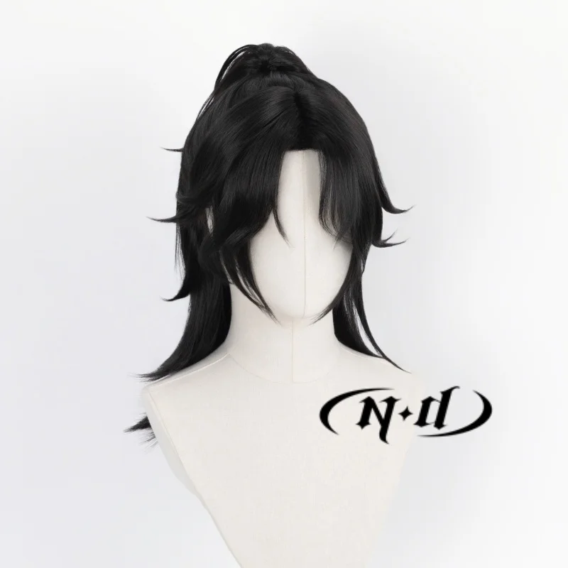 ND Protagonist Cosplay Wigs Hairpiece Where Winds Meet Game Cosplay Hair Wigs for Costume Theme Party Heat Resistant Synthetic