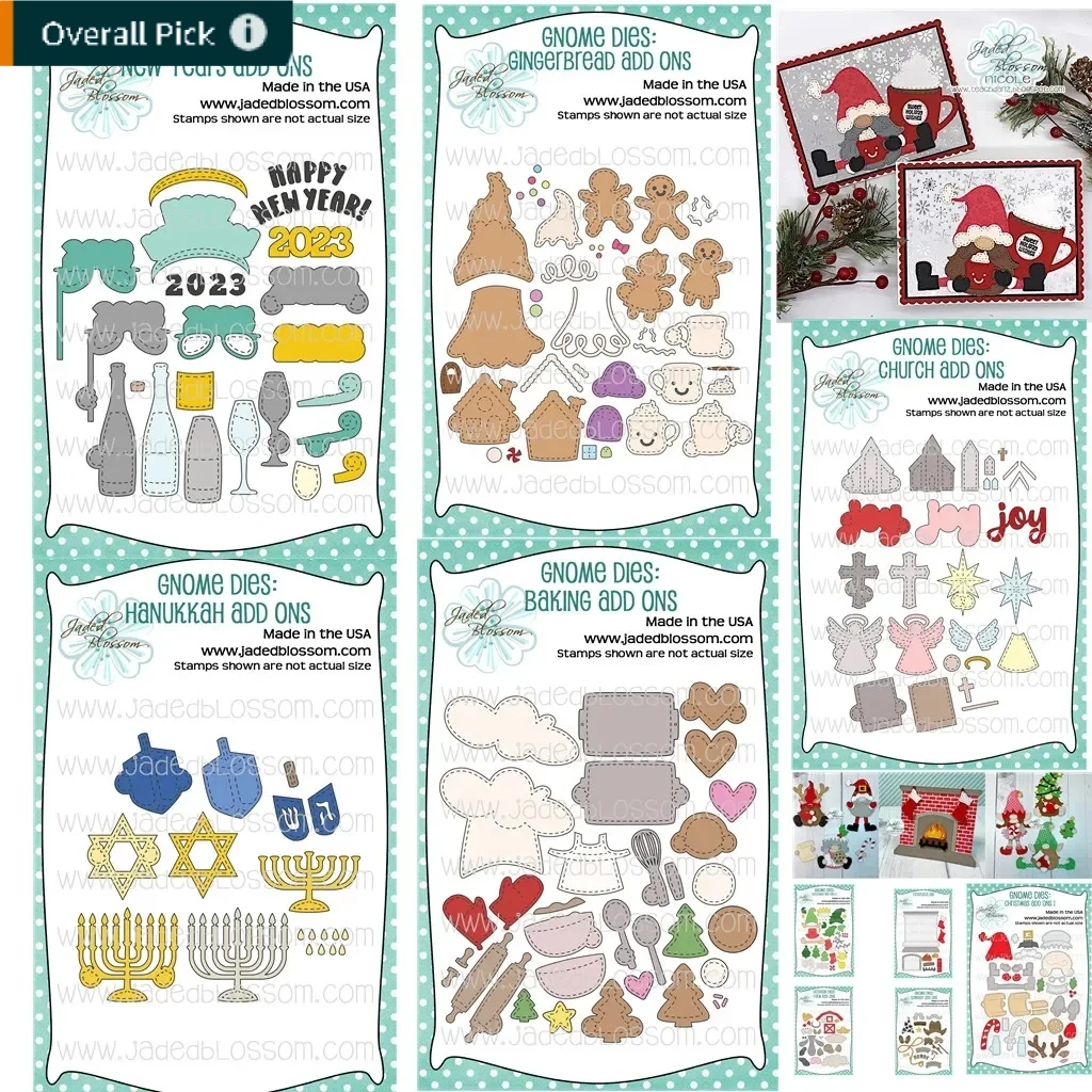 

Christmas Metal Cutting Dies for Diy Molds Scrapbooking Paper Making Cuts Crafts Template Handmade Greeting Card