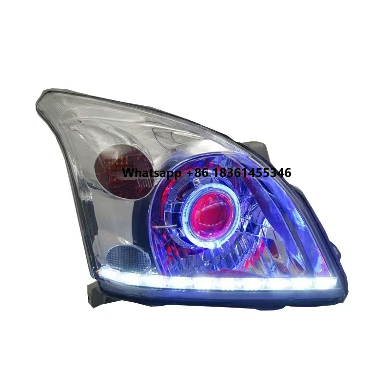 

For prado 2003-09 LED Headlight assembly DRL daytime running light lamp angel devil eye Car accessories