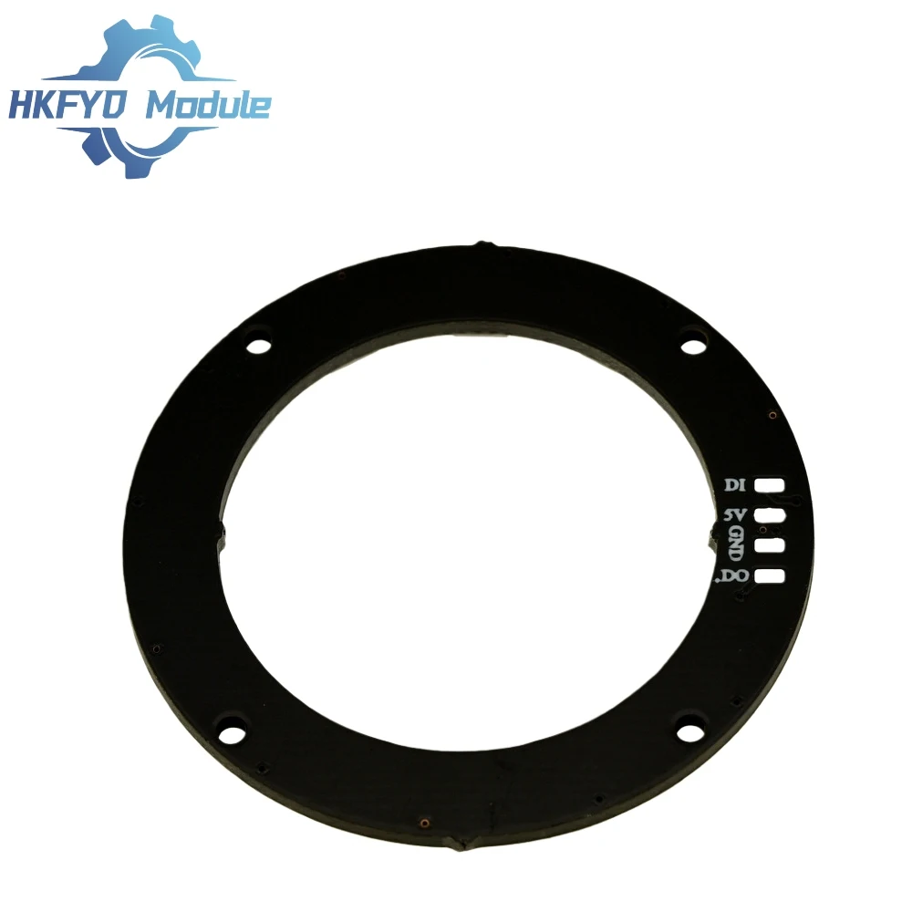 1-20PCS WS2812 12-Bit RGB LED Ring, 5050 Smart Full-Color Light Circle Module for Arduino DIY Lighting Effects