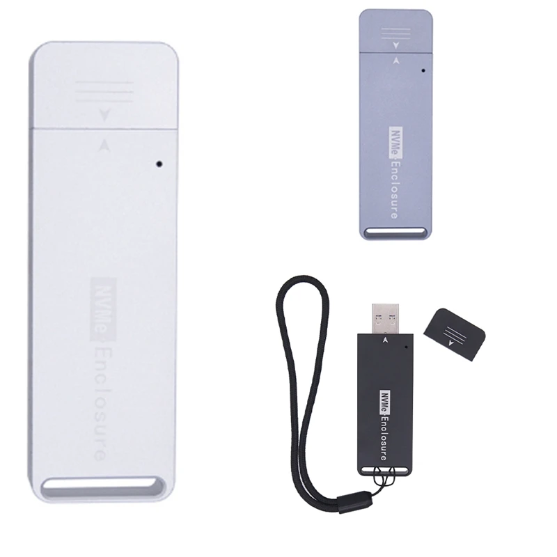 

Корпус NVME SSD-адаптер NVME-USB M.2 Nvme Box 10 Гбит/с USB3.1 Type-A Pcie M2 Корпус SSD для 2230 (A) Прочный