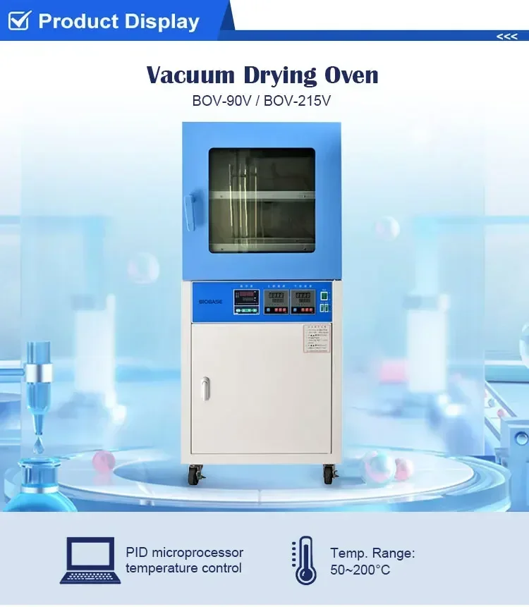 Manufacture Vacuum Drying Oven Hot Circulating Air for lab hospital drying oven