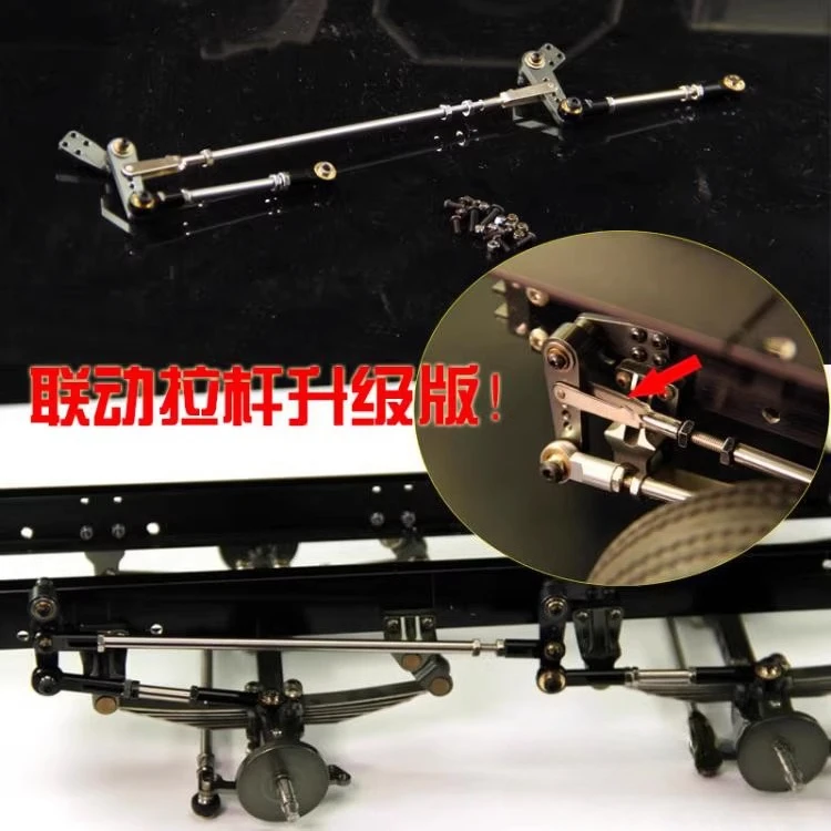 8X8 Linkage Steering Lever For 1/14 Tamiya RC Truck For scania For volvo For man DIY Parts