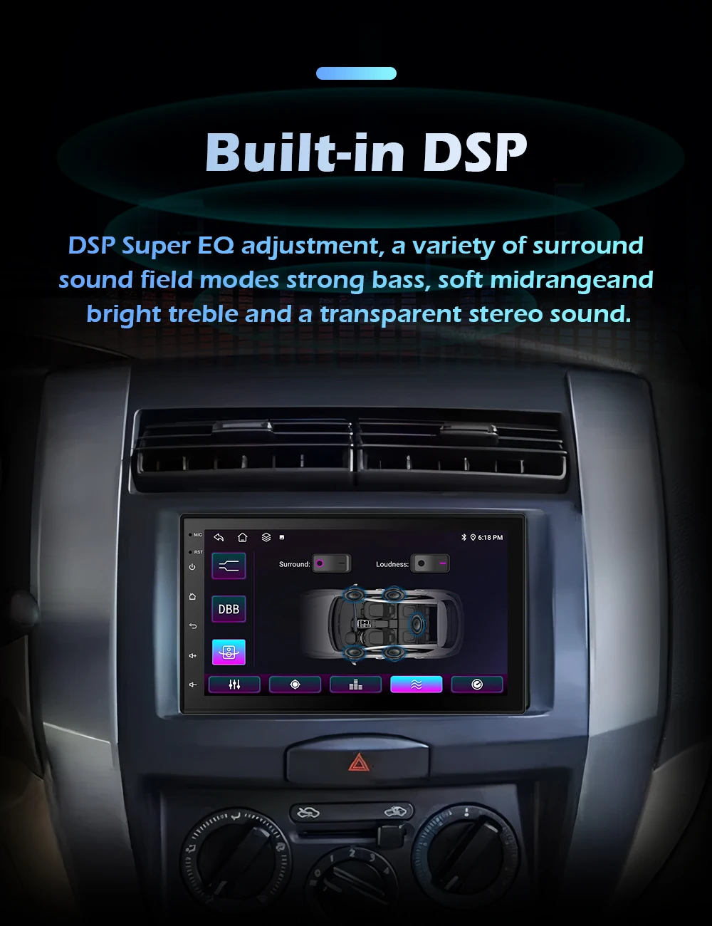 Android16 Für Citroen DS 5 DS5 Navigation GPS Stereo 508 2010 - 2017 Auto Radio Multimedia Player Kopf Einheit carplay Autoradio DSP – Detail 9