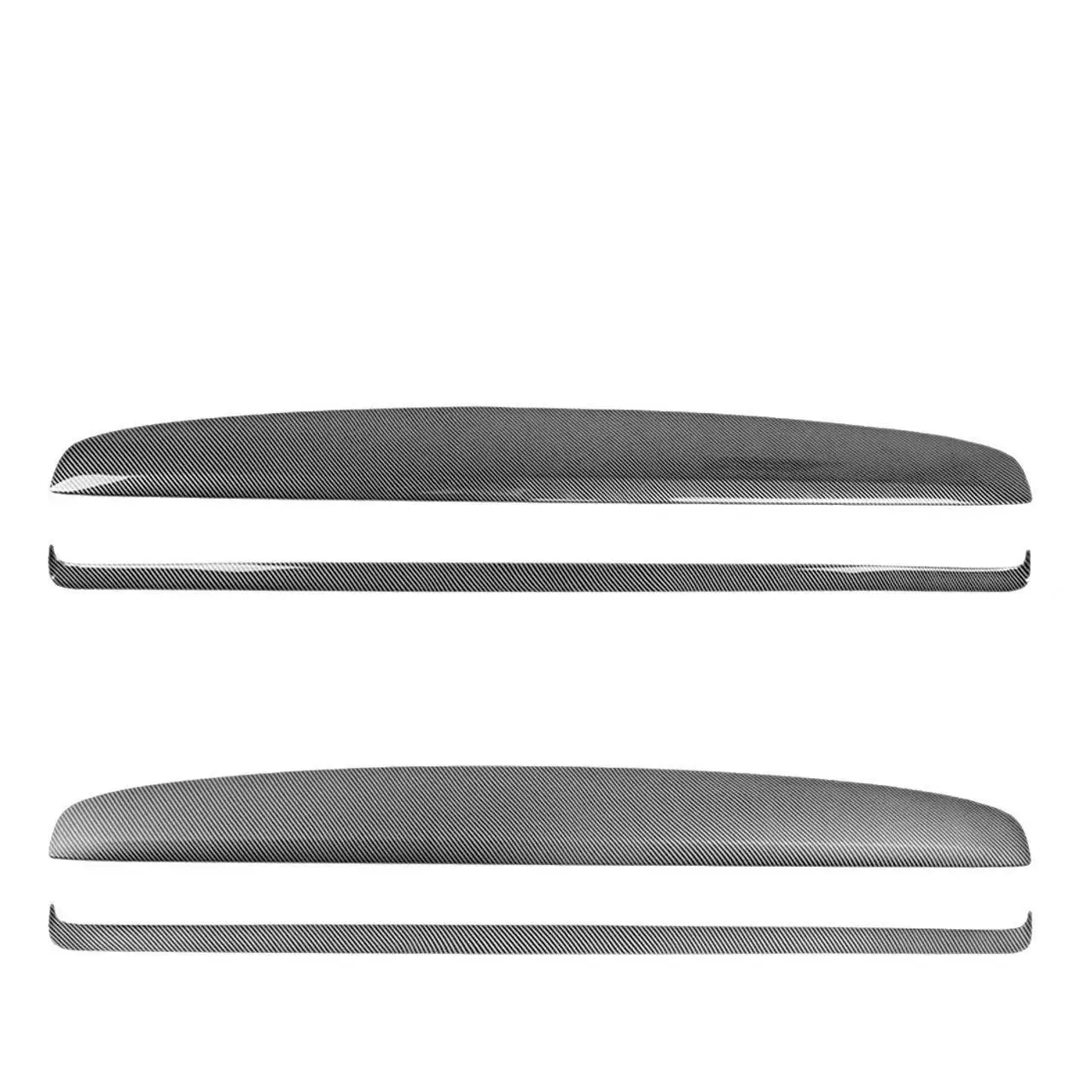 For Tesla Model 3 Highland Y Juniper Frosted Glossy Carbon Fiber Interior Panel Dashboard Trim Strip