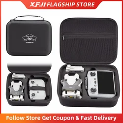 Carrying Case for DJI Mini 4 Pro Storage Bag Drone Accessories Hard Shell Box for Mini4 Pro Snowflake Cloth Splash-proof Handbag
