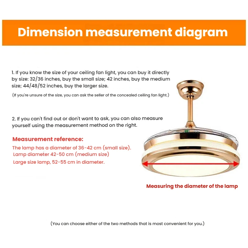 Ceiling Fan Dust Cover Pendant Lamp Shade Cover Round Fabric Dust Protector for Ceiling Fan Light, Home Kitchen Bedroom Use