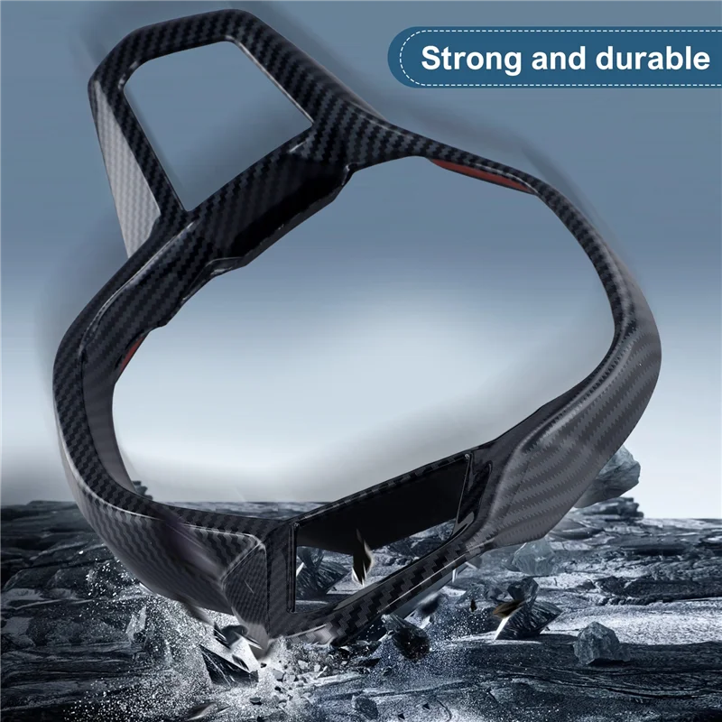 

AB61-Car Steering Wheel Button Frame Panel Decoration Cover Trim For BMW 5 Series G60 2024 2025 Accessories