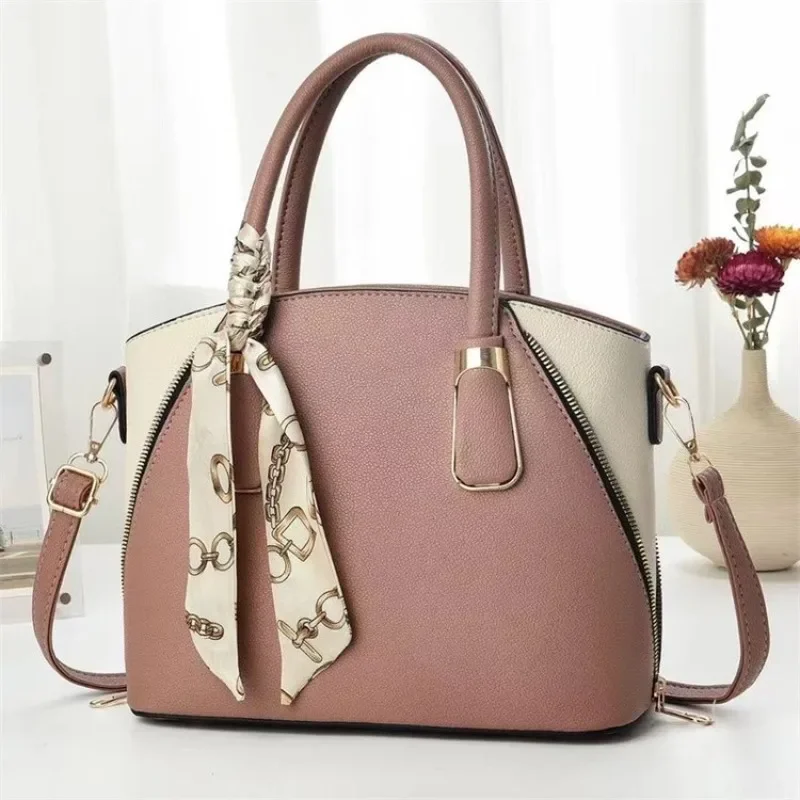 

High-End Minimalist Diaper Bag Women Leather Backpack Simple Commuter Bag Stylish Casual Luxury Shopper
