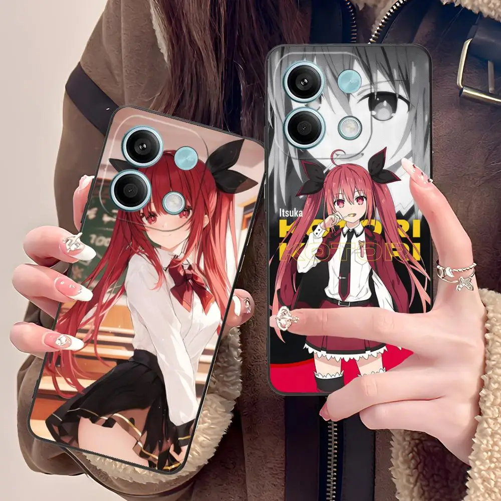 Date a Live Kotori Itsuka Handyhülle für POCO F6 F5 F4 F3 F2 Pro GT C40 Farbdruck Schutzhülle Cover Smartphone Luxus