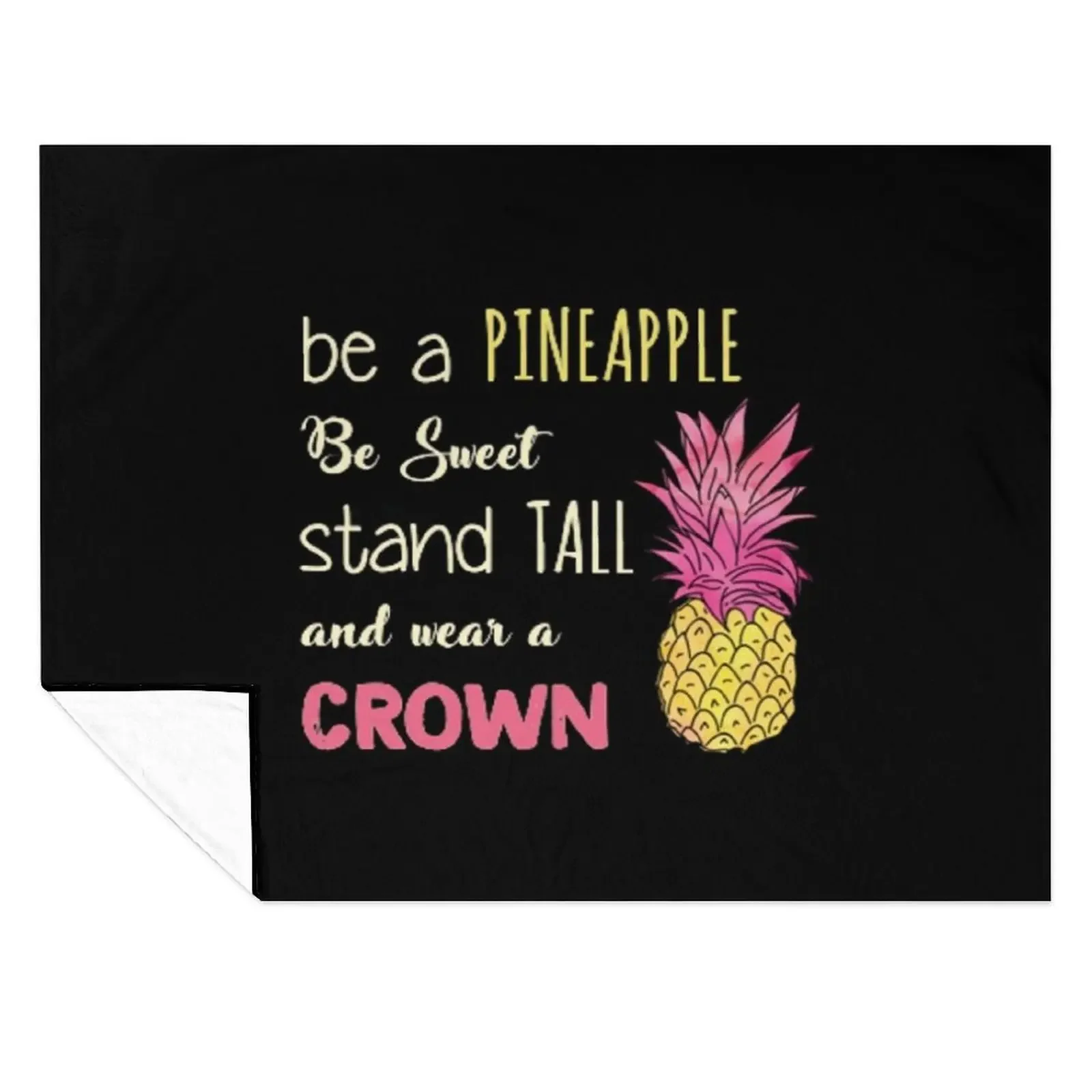 

Be A Pineapple Throw Blanket Weighted Blankets For Sofas christmas decoration Cute Plaid Blankets