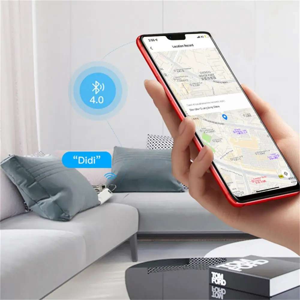 Tuya Smart Finder GPS Tracker Keychain Anti Lost Alarm&find Things Easily Wireless Location Tracker Tag 2-way Search Key Finder