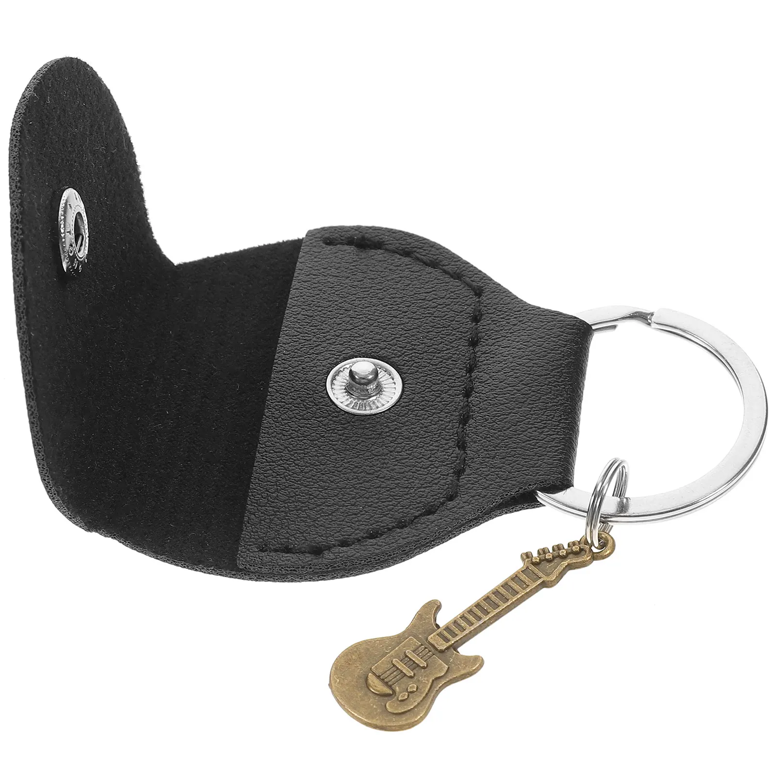 

Picks Kids Case Holder Guitar Picks Bag Organizer Guitar Keychain Reusable Keychain Container For Capo Accessories