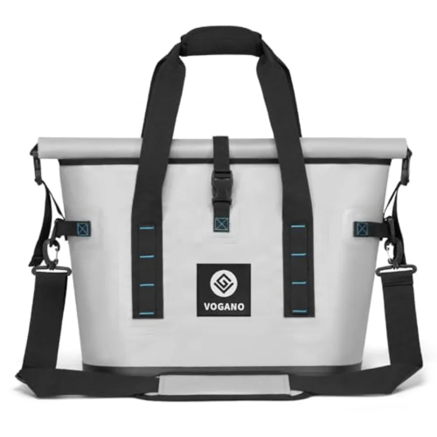 

Soft Cooler - Insulated Leak-Proof Large Cooler with Roll-Top Waterproof Seal Portable Ice Chest for Camping, Beach, Travel, Pi