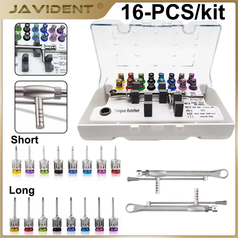 Universal Dental Implant Screwdrivers Tools With New Anti Slip Design 10-70NCM Ratchet Drivers High Quality Screwdriver Tools