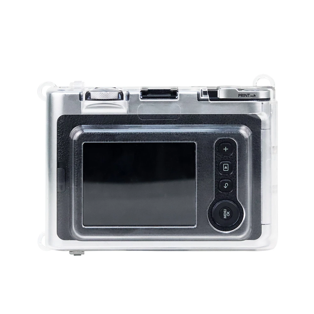 Suitable for Instax mini EVO camera transparent storage case, crystal case protective case, scratch and fall resistant