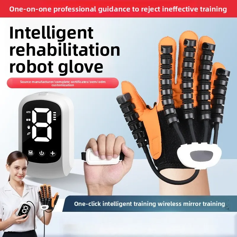 

Intelligent Robotic Rehabilitation Glove Mirror Training Hand Trainer for Stroke Hemiplegia Elderly Finger Function Recovery
