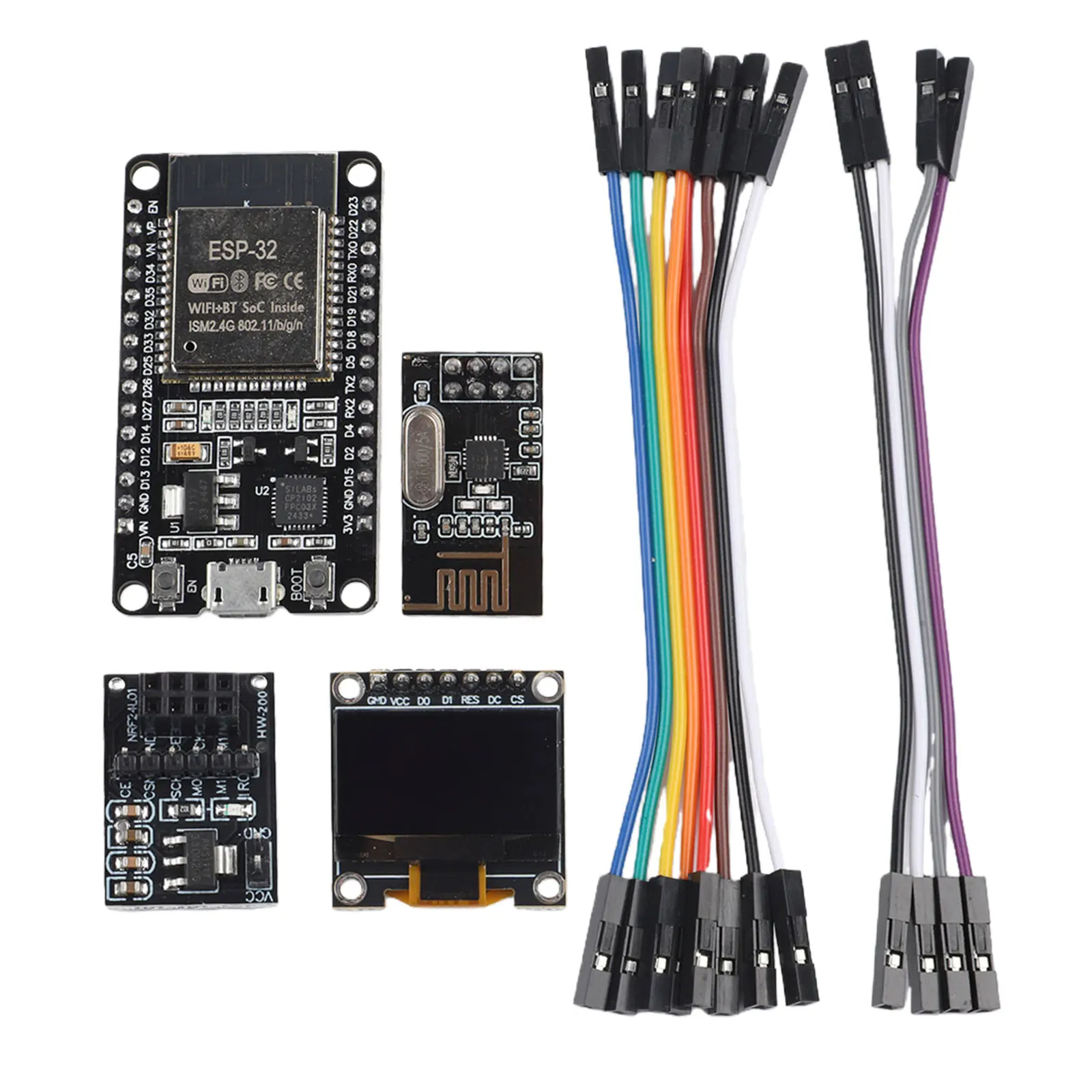 Compact and Efficient OpenDTU+NRF24L01+Cable+Display Module Stay Connected Real time for insight Easy Integration