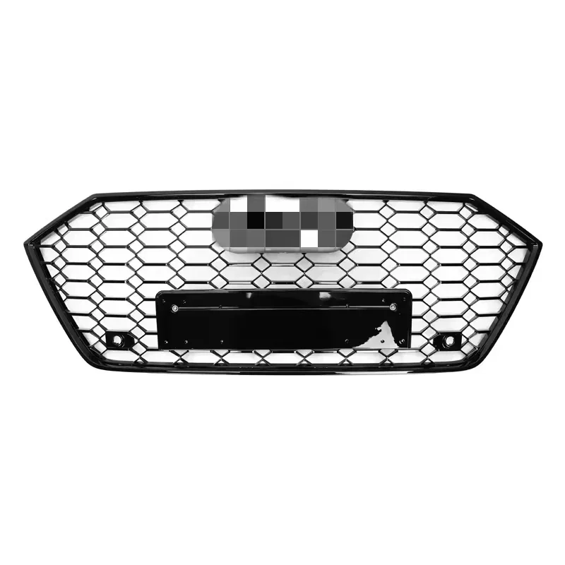 High Quality Hot Saling Front Sport with lower Mesh HoodGrill Electric Fits For Audi A7/C8 2019+ A7 Grills