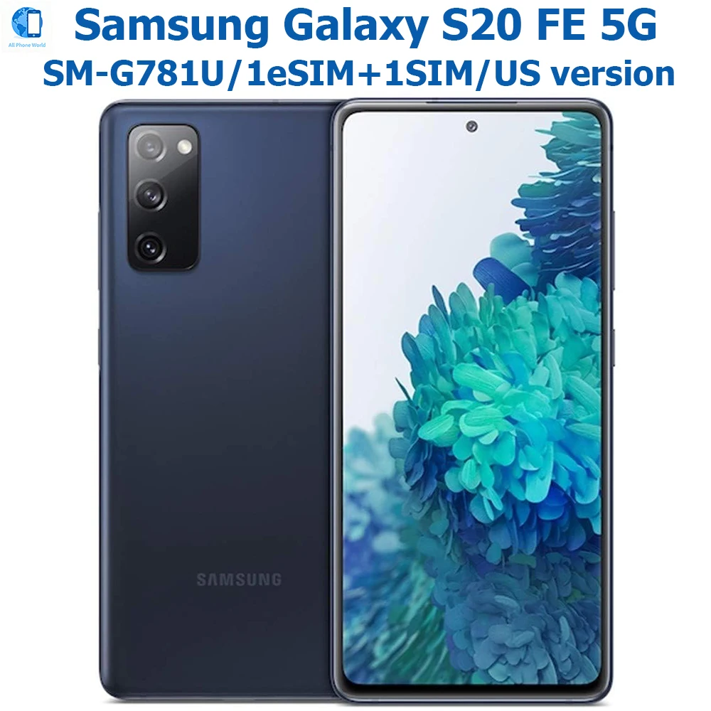 Samsung Galaxy S20FE 5G Smart Android Phone 6.5-inch Dual Speaker Samsung Smartphone 32MP 25W 4500mAh US Version Unlocked G781U