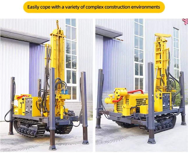 Customized 500M Pneumatic Trailer Mounted Well Drilling Kit Water Well Drilling Rig – Compact Water Borehole Machine For Emergen