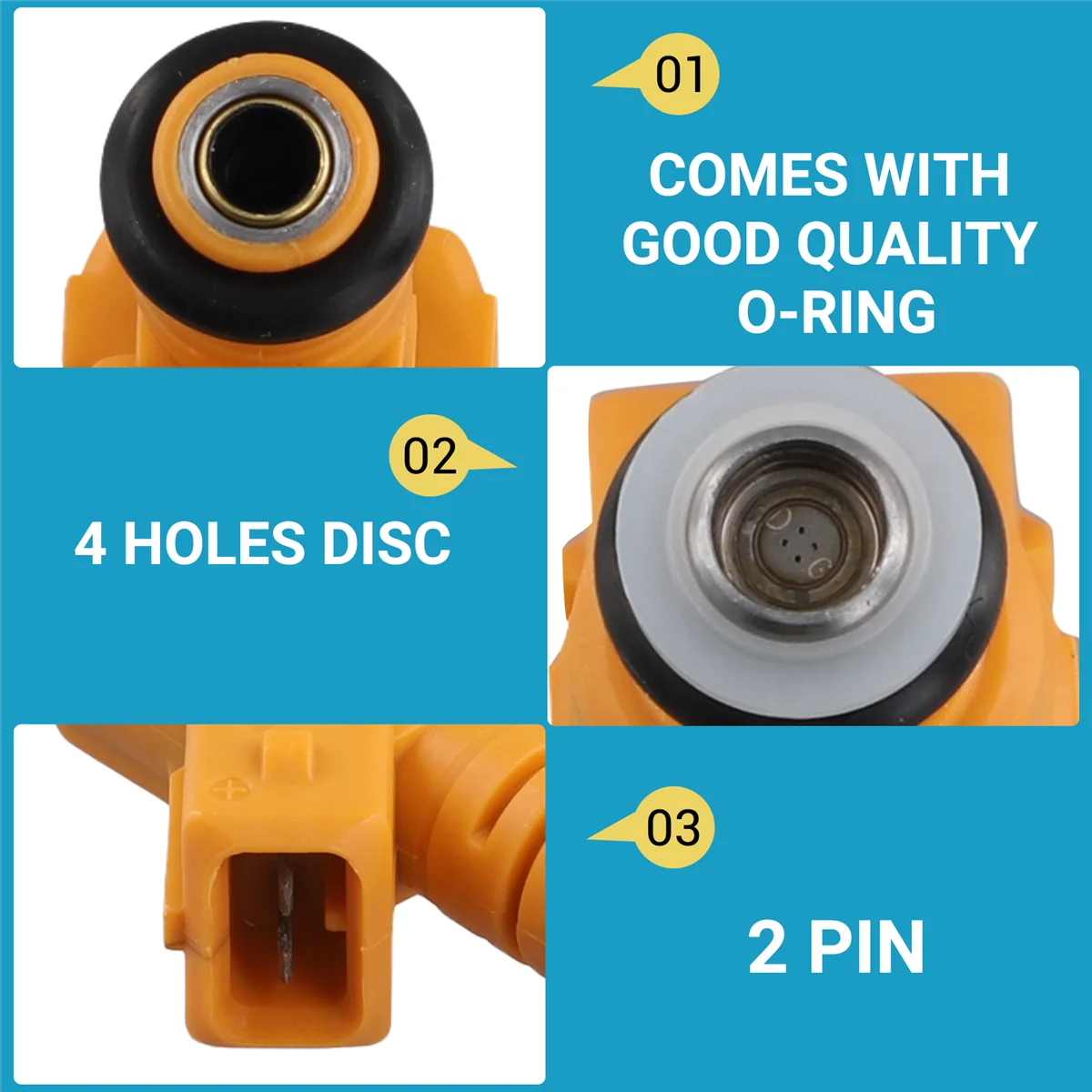 

6PCS 0280155710 New Fuel Injector Nozzle for JEEP Hot Sale ANGLER COMANCHE 4.0L