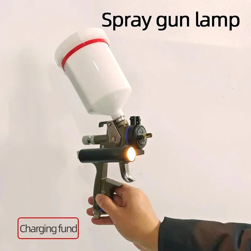 

Spray gun lamp spray gun Searchlight sunlight rechargeable car paint Sata spraying tool advanced painting operations essential