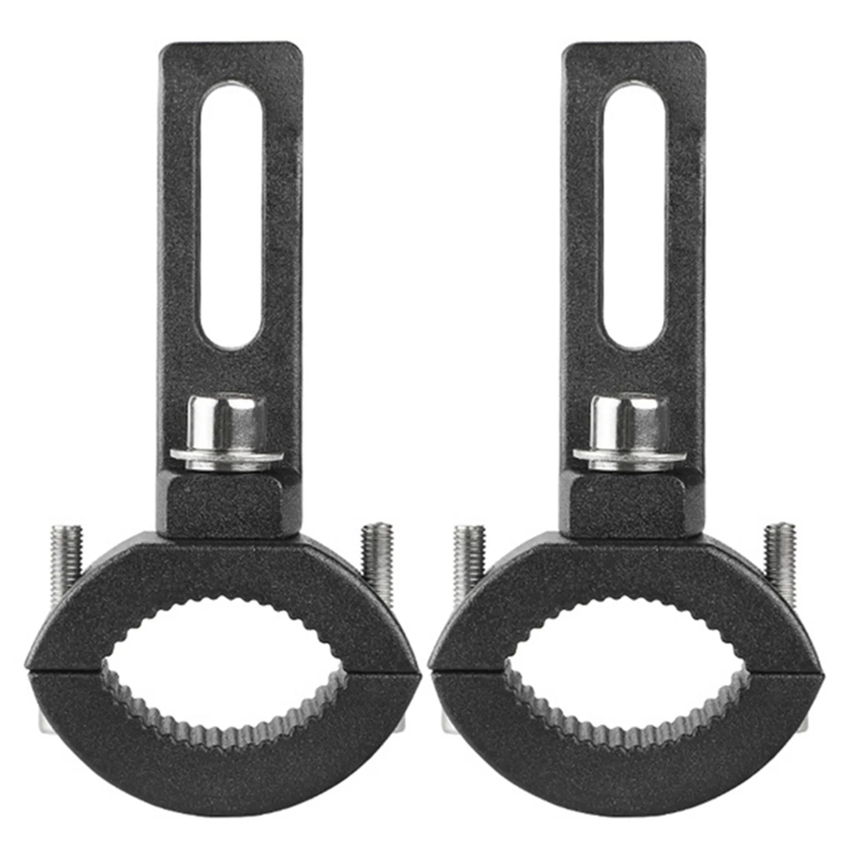 【 Store!!】 2X Universal Motorcycle Headlight Mount Bracket 50-60Mm Adjustable Headlamp Holder Fork Clamp Mount