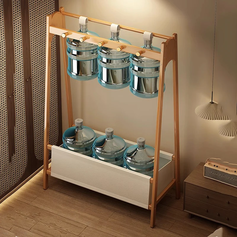Wooden Clothes Coat Racks Organizer Minimalist Living Room Headboards Coat Racks Floor Bag Hanger